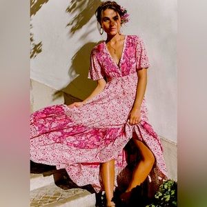 not for sale RESERVED FOR @sochigirl Spell Winona berry maxi XS